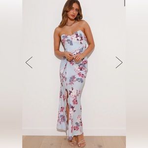 Party Professional Maxi Dress Blue